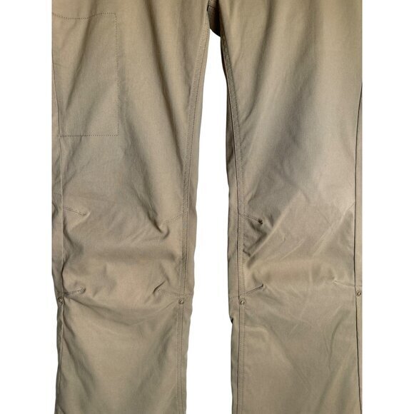 prAna Pants Size 12 Tan Hiking Halle‎ Outdoor NWOT Straight Low Rise Stretch - Picture 4 of 9